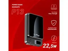 Carregador Portátil Powerbank MagSafe Turbo Lity 10.000mAh 20W - 5