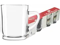 Conjunto com 6 Canecas Café Coffee 245ml