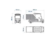 Veículo Utilitário Elétrico Elettro Tramontina 250CE AC 5KW 48V 6,7HP - 5