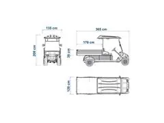 Veículo Utilitário Elétrico Elettro Tramontina 250CM AC 5KW 48V 6,7HP - 4