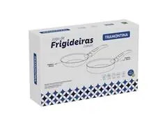 Jogo de Frigideiras Tramontina Antiaderente Starflon Max Marrom 2Peças - 3