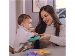 Prato Infantil Silicone com Divisórias Removíveis Ursinho Petit Piá - 1