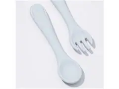Kit de Alimentação Infantil Silicone 4 Peças Azul Petit Piá - 2