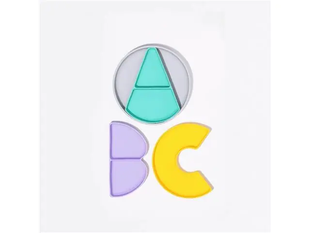 Prato Infantil Silicone com Divisórias ABC Removivéis Petit Piá