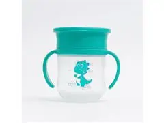 Copo de Treinamento 360° Leo com Alça e Tampa 200ml Petit Piá - 0