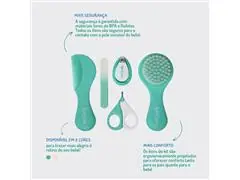 Kit de Cuidados & Higiene Bebê 5 Peças Verde Petit Piá - 4