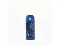 Garrafa Térmica Infantil Astronauta Azul Brilha no Escuro Thermos355ml - 0