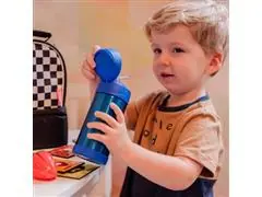 Garrafa Térmica Infantil Funtainer F401 Azul Thermos 355ml - 7