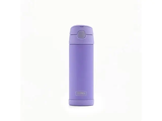 Garrafa Térmica Infantil Funtainer F404 Lilás Thermos 470ml