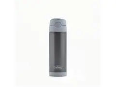 Garrafa Térmica Infantil Funtainer F404 Cinza Claro Thermos 470ml - 0