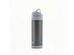 Garrafa Térmica Infantil Funtainer F404 Cinza Claro Thermos 470ml - 3