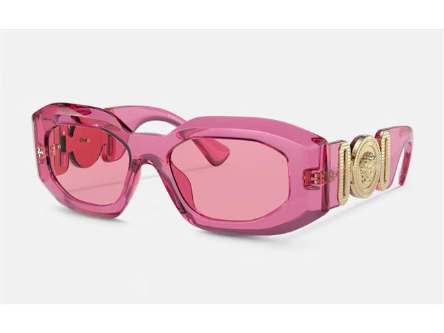 Lentes de sol Versace Maxi Medusa Biggie Color Rosado