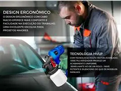 Pistola Pintura Elétrica Gadnic Pulverizadora 400W 110V - 3