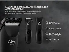 Máquininha Aparador Gadnic USB Portátil com Base Recarregável - 3