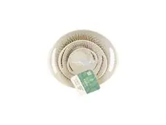 Kit Evo Cesto Cachepot 3 Peças - Marfim - 2