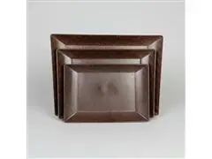 Kit Evo Petisqueira Retangular 3 Peças  Imbuia - 7