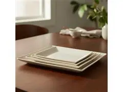 Kit Evo Petisqueira Retangular 3 Peças  Marfim - 7