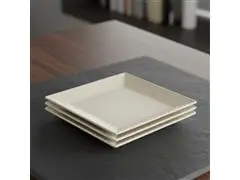 Jogo Evo Petisqueira Quadrada com 4 Peças Marfim - 6