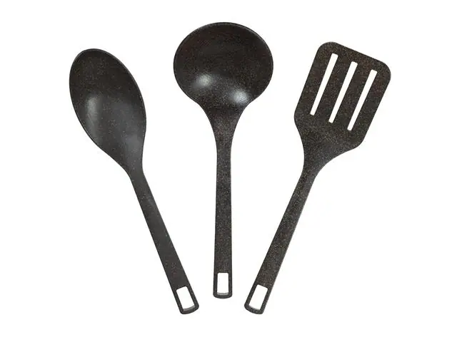 Kit Evo de Utensílios com Travessa 4 Peças - Imbuia