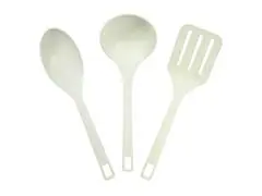 Kit Evo de Utensílios com Travessa 4 Peças - Marfim - 0