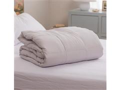 Acolchado Arredo Queen Reversible Microfibra Gris y Natural - 1