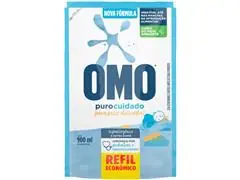 Lava-Roupas Líquido Omo Puro Cuidado 900ml Embalagem Econômica - 0