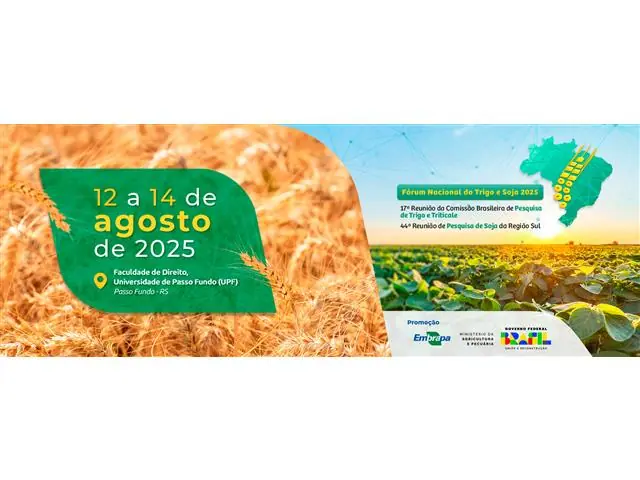 Fórum e Reuniões Técnicas de Trigo, Soja e Triticale 2025