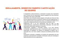 ENGAJAMENTO, DESENVOLVIMENTO E MOTIVAÇÃO DE EQUIPES - 3