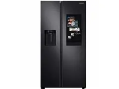 Geladeira Side by Side Samsung 2P FF 585L com Painel   Inox Preto