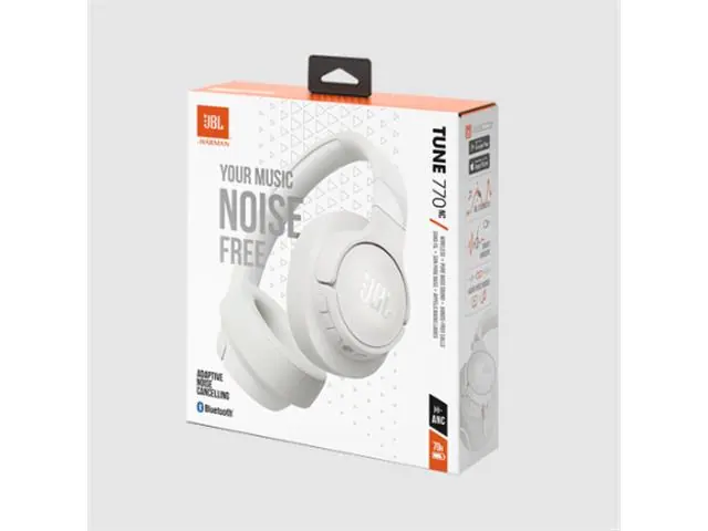 Fone de Ouvido Bluetooth JBL Tune 770NC White JBLT770NCWHT