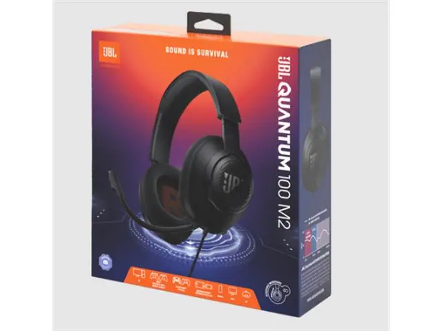 Fone de Ouvido Bluetooth JBL Quantum 100M2 Black JBLQTUM100M2BLK