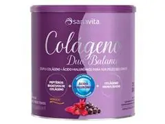 Colageno Duo Hibisco Frutas Roxas  330G Sanavita