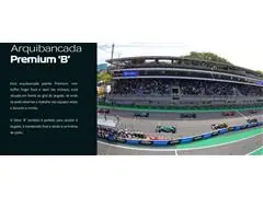 INGRESSOS GRANDE PRÊMIO BRASIL F1 2025 - ARQUIBANCADA PREMIUM B