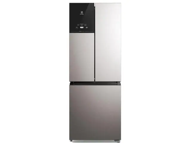 Geladeira French Door Electrolux 3 Portas Frost Free 480L Inox Look