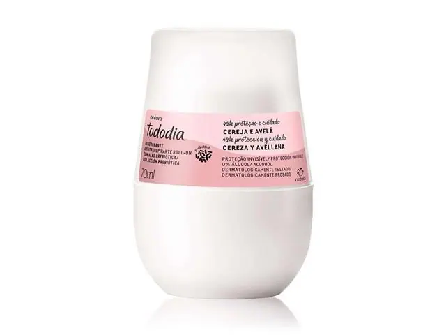 Tododia Cereja E Avela Desodorante Rollon 70Ml