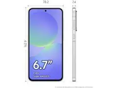 Smartphone Samsung Galaxy A36 5G Branco 128GB Tela 6.7" Câmera Tripla - 6