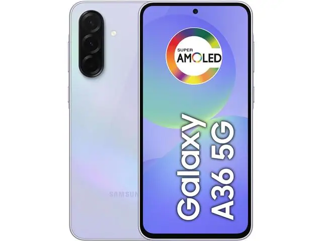 Samsung Galaxy A36 5G Violeta, 128GB, 6GB RAM Câmera 50MP Super AMOLED