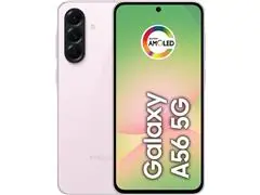 Samsung Galaxy A56 5G Rosa 256GB, 8GB RAM, Câm. 50MP, Tela 6.7" - 0