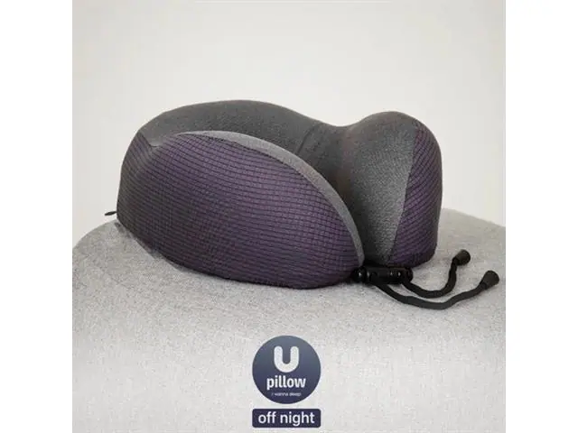 Travel Pillow U - IWS Off Night - Cinza