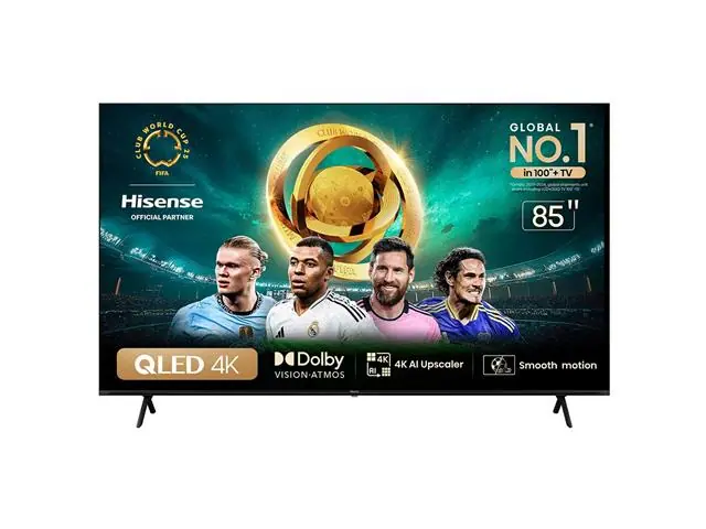 Smart TV Hisense UHD 4K QLED 85" Polegadas 85Q6N Wi-Fi e Bluetooth