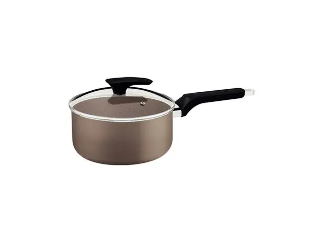 Panela Tramontina Milazzo Antiaderente Starflon Max Amêndoa 16 cm