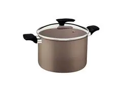 Caldeirão Tramontina Milazzo Antiaderente Starflon Amêndoa 26 cm 9,6 L - 0