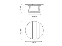 Mesa de Centro Tramontina Lanati em Madeira Jatobá FSC - 2