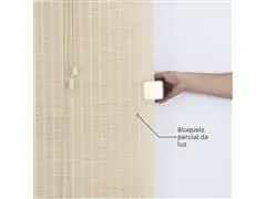 Colecao Bauhaus Persiana Rolo Bambu 140X160 Cor Fresno - 5