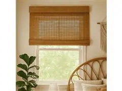 Colecao Hanoy Persiana Rolo Bambu 100X220 Cor Cedro