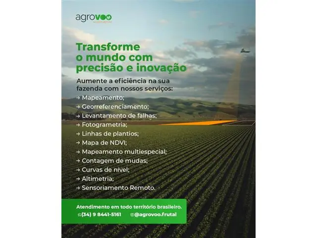 Puverizações e Sistematização com drones