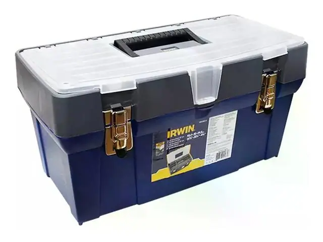 Caixa de Ferramentas Irwin 19" com Tampa Organizadora