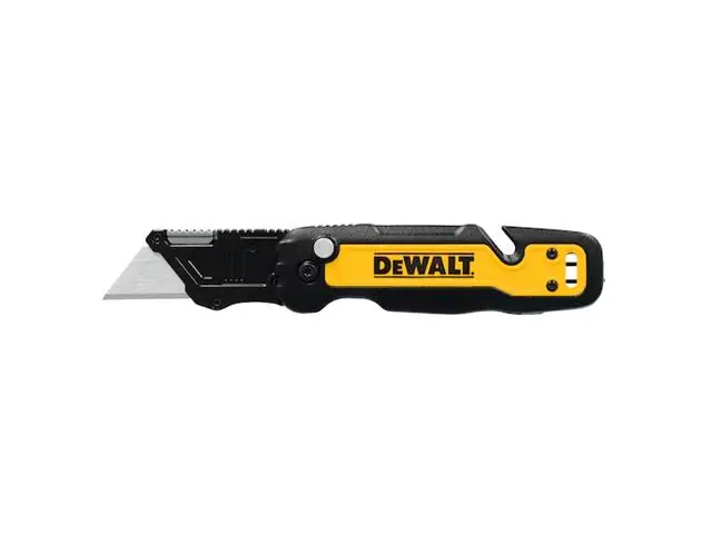 Faca Dobrável DeWalt Push&Flip com Armazenamento