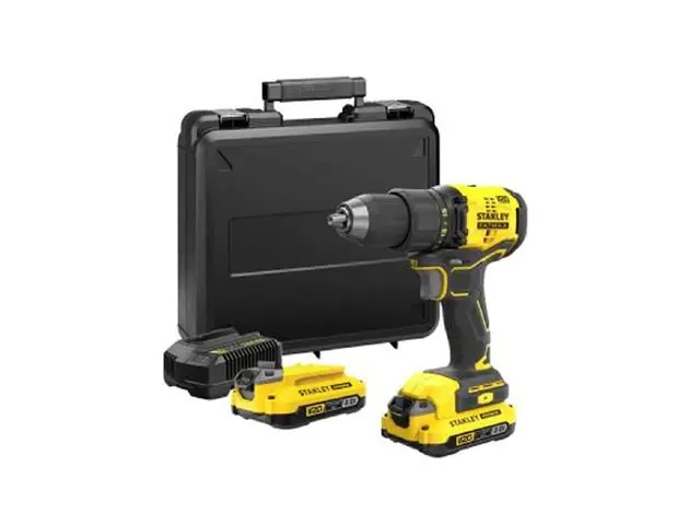 Kit Stanley Parafusadeira 1/2" 20V 2 Baterias