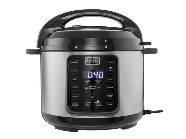 Panela de Pressão Elétrica Black+Decker Gourmand 5L 220V